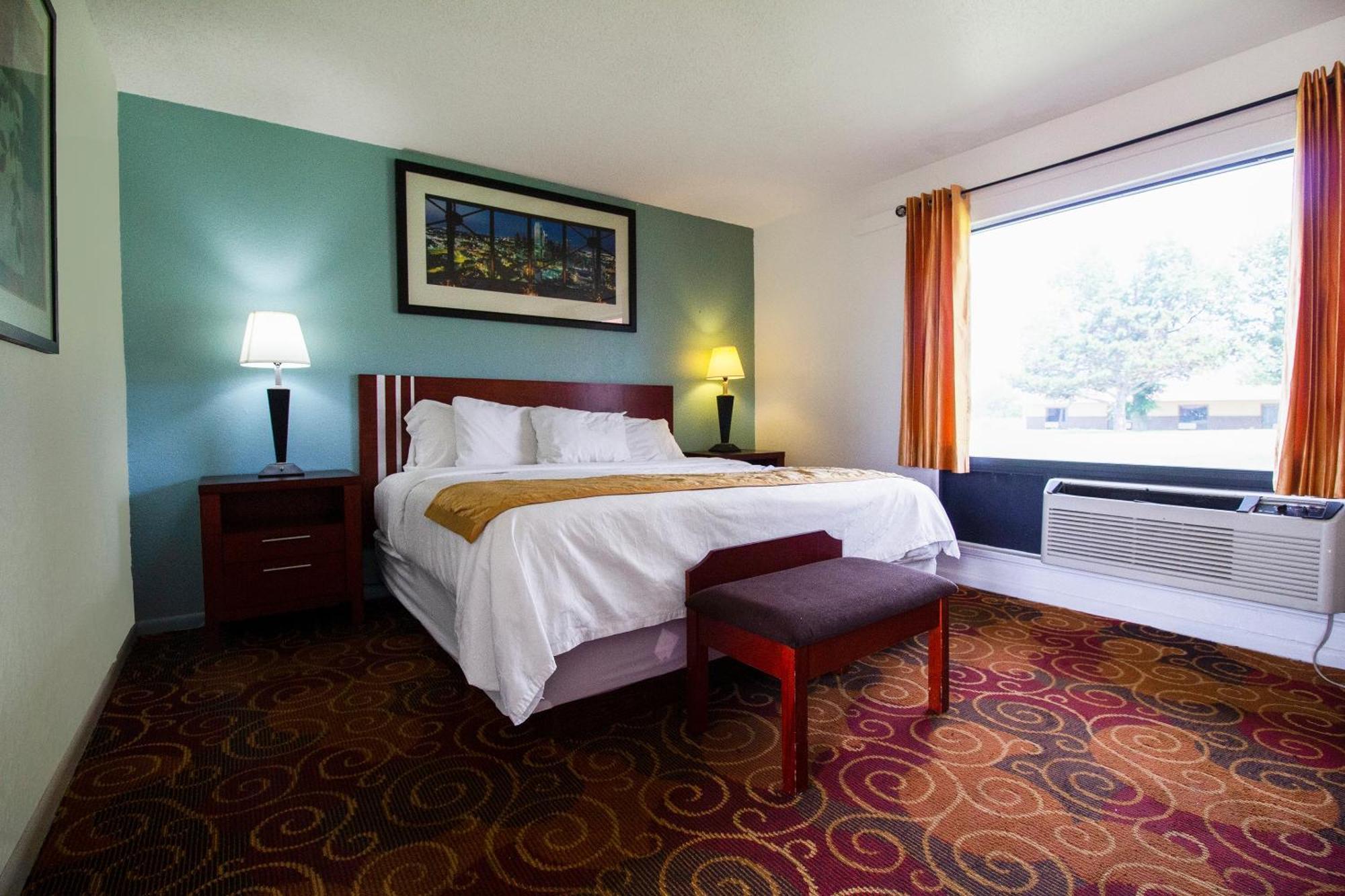 American Best Inn By Oyo I-35 Perry Near Lake Mcmurtry Bagian luar foto